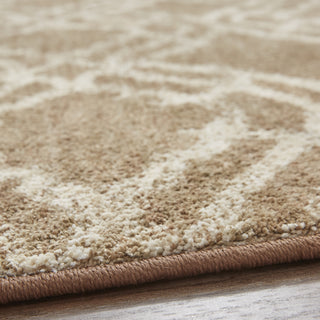 Karastan Euphoria Potterton Hazelnut Area Rug by Lattice Pile Image