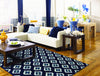 Karastan Pacifica Briarcliff Indigo Area Rug Room Scene