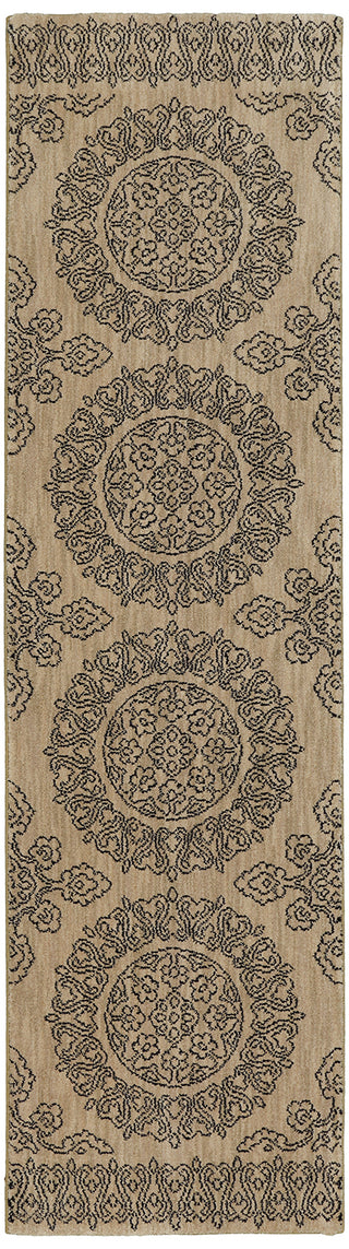 Karastan Pacifica Leawood Tan Area Rug Runner