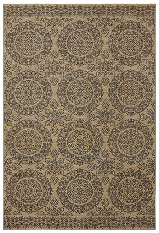 Karastan Pacifica Leawood Tan Area Rug 5' 3'' X 7' 10''