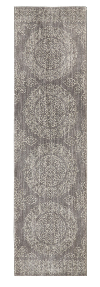 Karastan Pacifica Leawood Grey Area Rug Runner