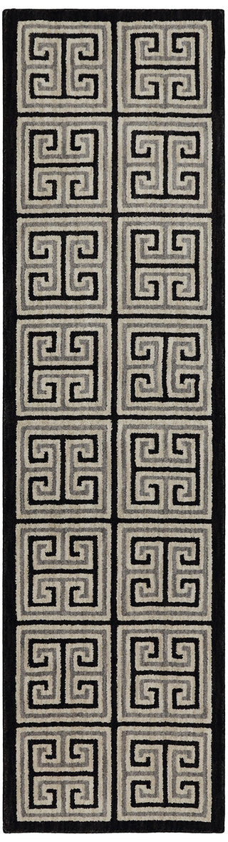 Karastan Pacifica Highgate Black Area Rug 2' 4'' X 7' 10'' Runner