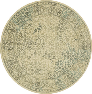 Karastan Euphoria Ayr Natural Area Rug 8' Round 