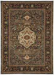 Karastan Spice Market Petra Charcoal Area Rug
