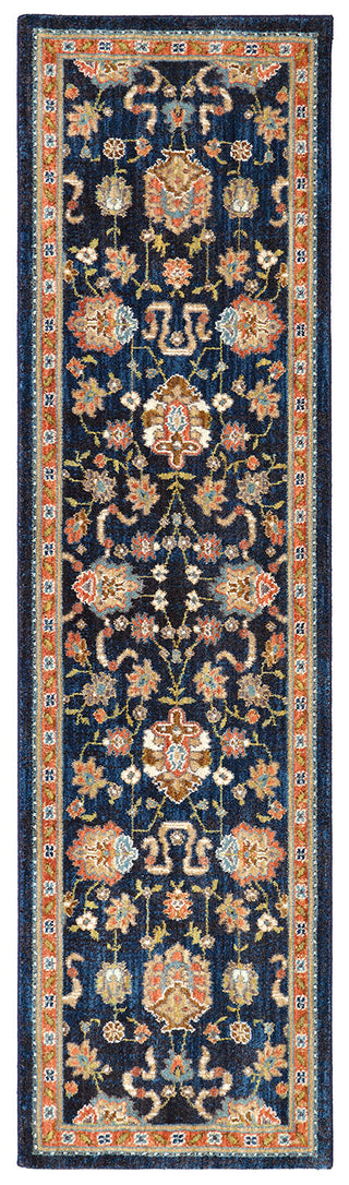 Karastan Spice Market Zargos Sapphire Area Rug Runner