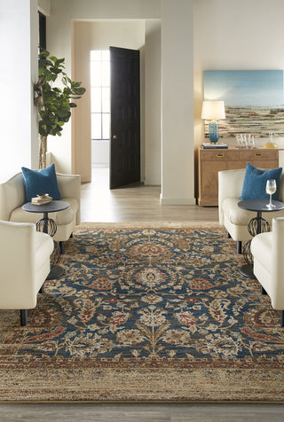 Karastan Spice Market Charax Gold Area Rug Room Scene Featured 