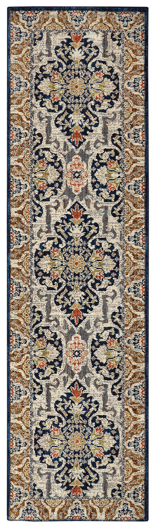 Karastan Spice Market Han Sapphire Area Rug Runner