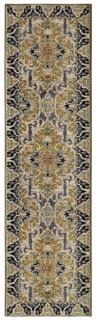 Karastan Spice Market Han Citron Area Rug Runner