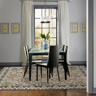 Karastan Spice Market Han Citron Area Rug Room Scene