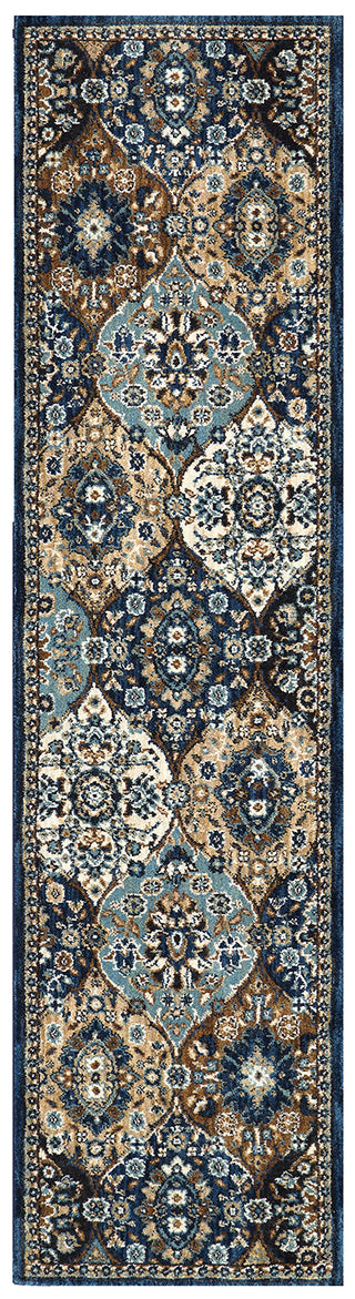 Karastan Spice Market Levant Sapphire Area Rug Runner