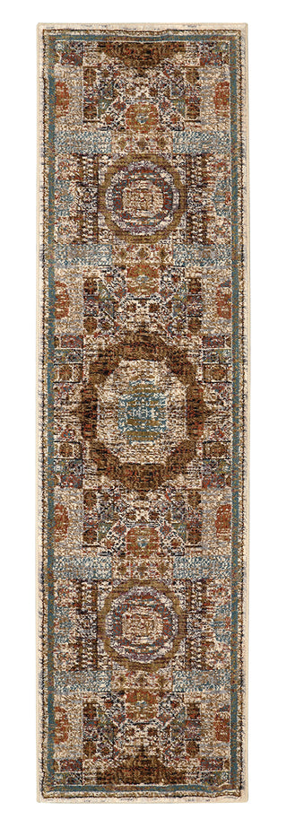 Karastan Spice Market Cyprus Cream Area Rug Runner