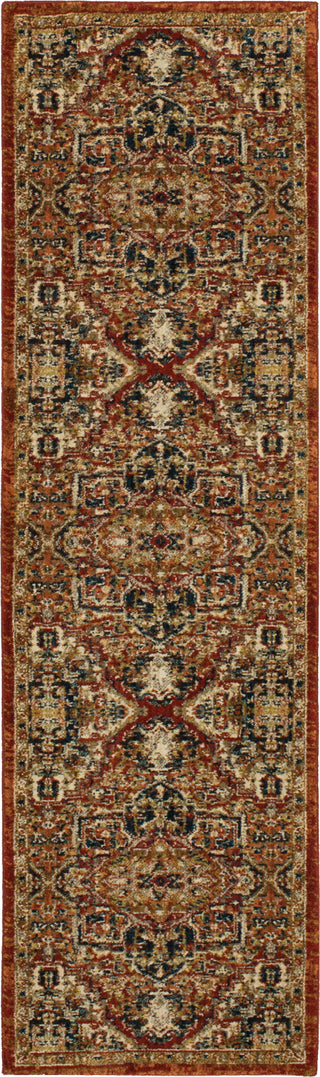 Karastan Spice Market Alcantara Garnet Area Rug Runner