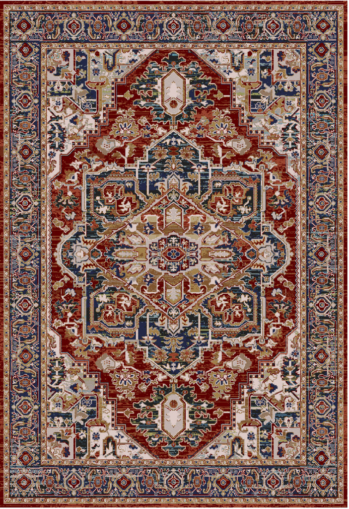 Karastan Spice Market Alcantara Garnet Area Rug 5x8 size 