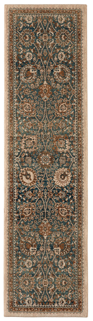 Karastan Spice Market Taprobana Sapphire Area Rug 2'4"x7'10" Runner