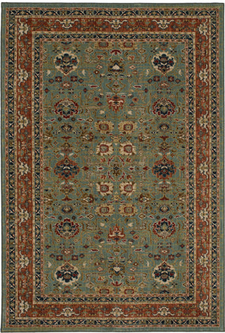 Karastan Spice Market Keralam Aquamarine Area Rug main image