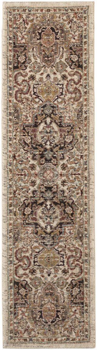 Karastan Spice Market Dhahar Cream Area Rug Runner