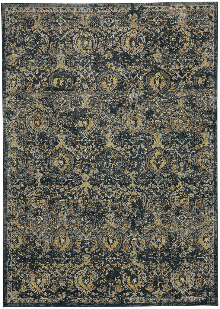 Karastan Touchstone Boyne Blue Teal Area Rug main image