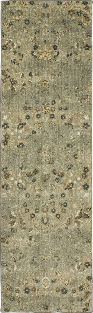 Karastan Touchstone Eme Willow Gray Area Rug Runner