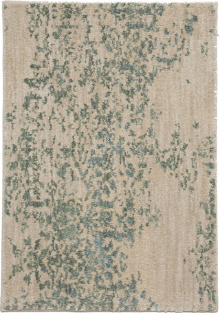 Karastan Cosmopolitan Nirvana Jade Area Rug Mirror by Virginia Langley 2'x3' Size 