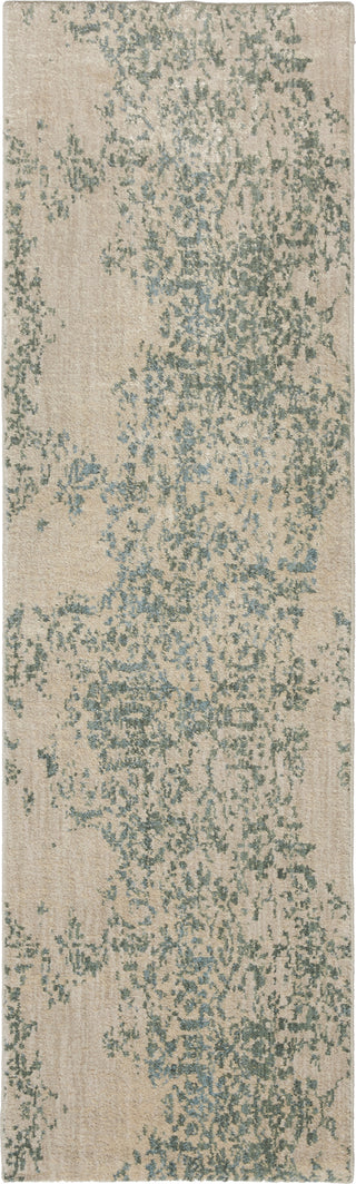 Karastan Cosmopolitan Nirvana Jade Area Rug by Virginia Langley 2'4''x7'10'' Runner