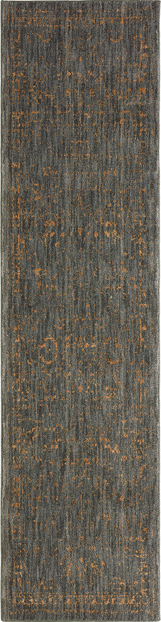 Karastan Cosmopolitan Montmartre Smokey Grey Area Rug Runner