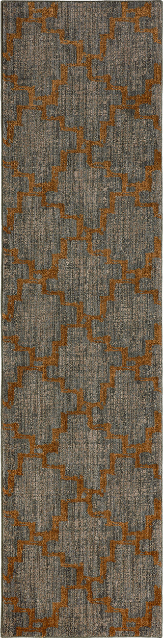 Karastan Cosmopolitan Marais Smokey Grey Area Rug 2'4''x7'10'' Runner