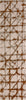 Karastan Enigma Contact Brushed Gold Area Rug Runner