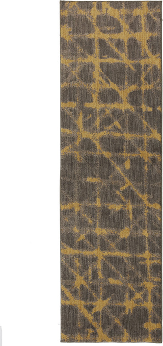 Karastan Enigma Contact Smokey Gray Area Rug Runner