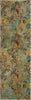 Karastan Intrigue Wile Aquamarine Area Rug Runner