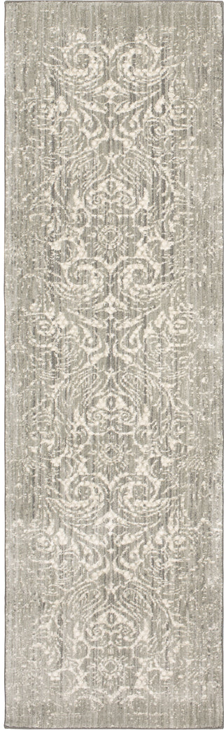 Karastan Euphoria Barrow Willow Gray Area Rug Runner