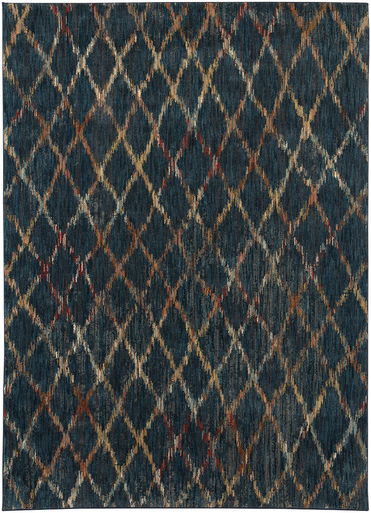 Karastan Intrigue Pique Sapphire Area Rug main image