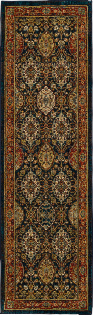 Karastan Spice Market Narmada Sapphire Area Rug Runner