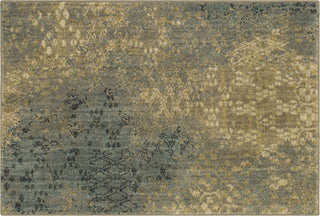 Karastan Intrigue Mesmerize Aqua Area Rug Accent