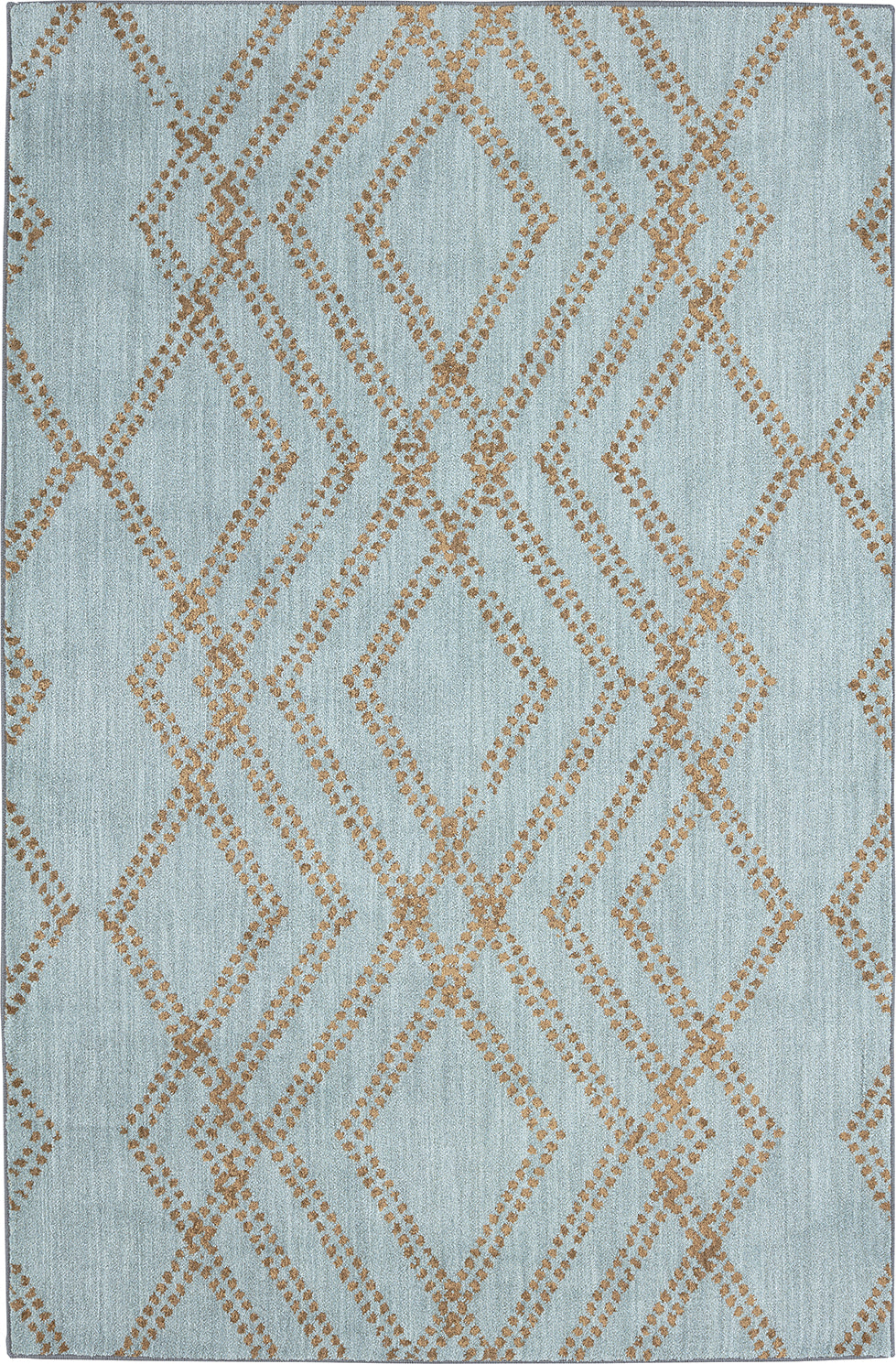 Karastan Cosmopolitan Block Print Ink Blue Area Rug by Patina Vie ...