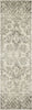 Karastan Touchstone Le Jardin Willow Gray Area Rug by Patina Vie 2' 4" x  7' 10" Runner