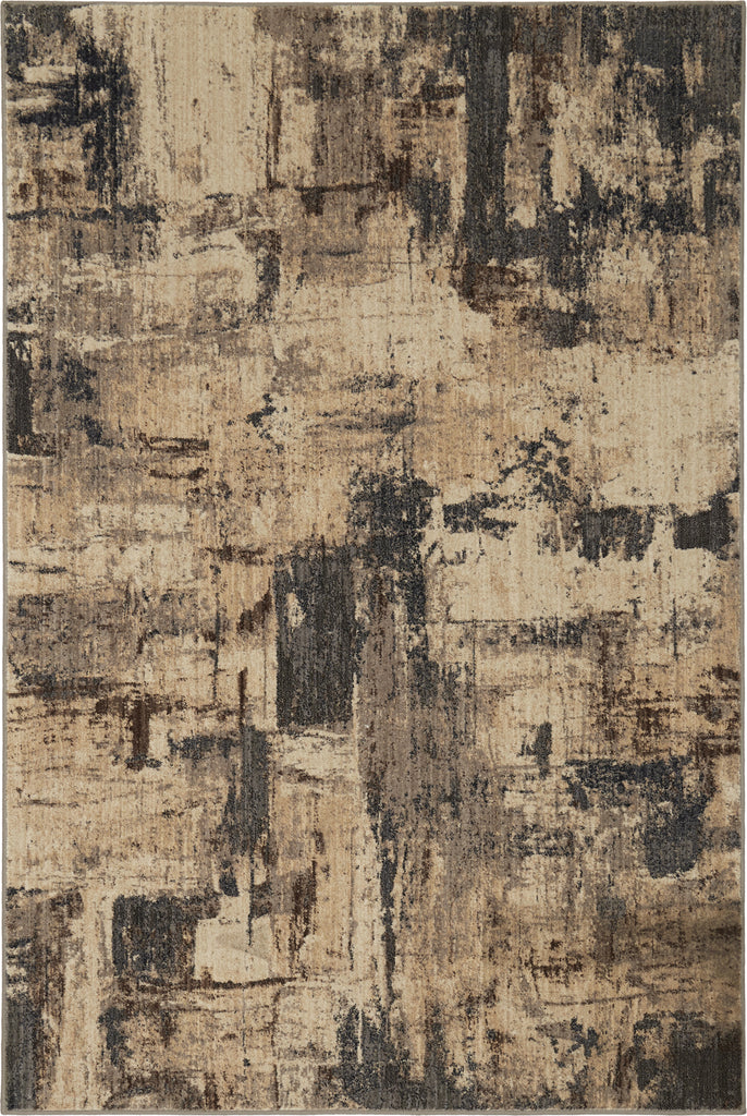 Karastan Elements Treviso Gray Area Rug Main Image 5'3''x7'10'' Size 