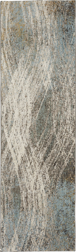 Karastan Enigma Allure Jade Multi Area Rug by Virginia Langley Runner Image