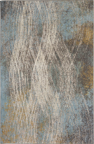 Karastan Enigma Allure Jade Multi Area Rug by Virginia Langley main image