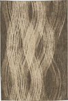 Karastan Enigma Allure Smokey Gray Mushroom Area Rug by Virginia Langley Main
