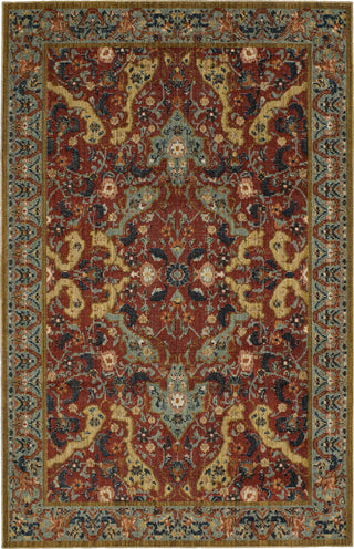 Mohawk Home Vintage Tapis Versailles Garnet Multi Area Rug by Patina Vie Main