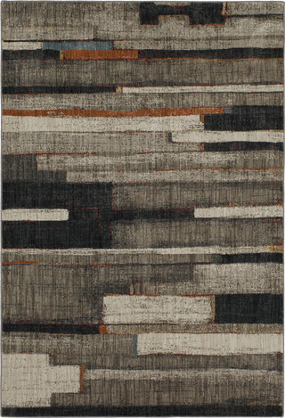 Karastan Elements Compose Charcoal Area Rug Main Image