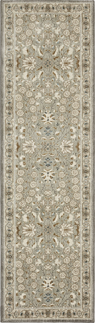 Karastan Touchstone Sannox Willow Grey Area Rug Runner Image