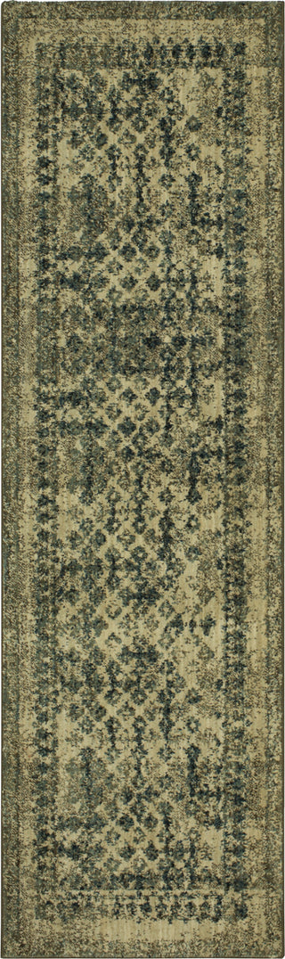 Karastan Spice Market Faded Arabesque Cream Area Rug by Patina Vie Runner