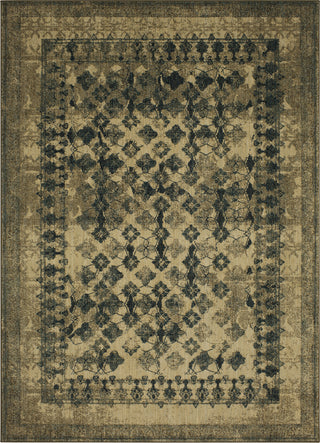 Karastan Spice Market Faded Arabesque Cream Area Rug by Patina Vie main image