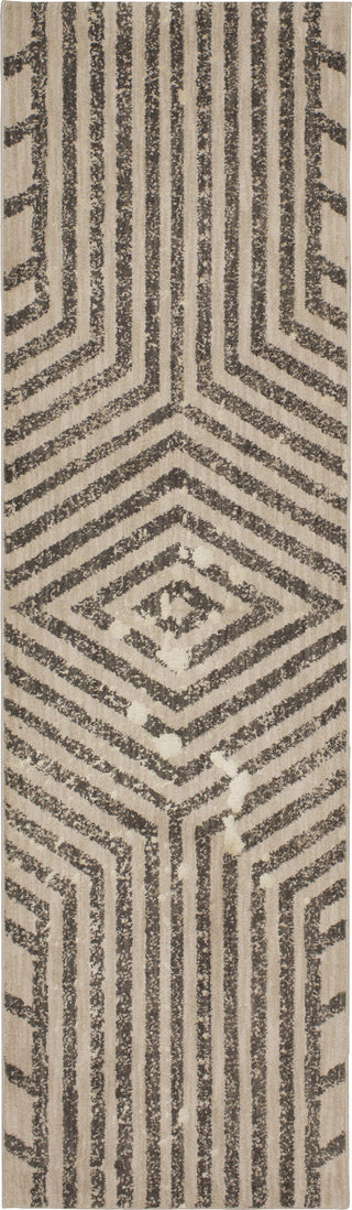 Karastan Cosmopolitan Moderne Smokey Grey Area Rug by Patina Vie Runner