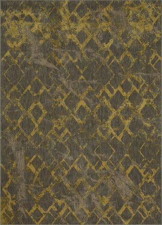 Karastan Cosmopolitan Quartz Brushed Gold Area Rug by Patina Vie Main Image 5'3''x7'10'' Size 