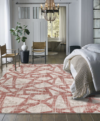 Karastan Expressions Solstice Ginger Area Rug by Scott Living Room Image Feature