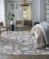 Karastan Expressions Solstice Lagoon Area Rug by Scott Living Room Image Feature