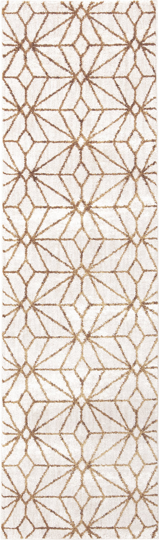 Karastan Artisan Celeste Brushed Gold Area Rug by Scott Living 2'4''x7'10'' Runner 