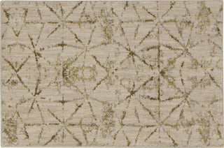 Karastan Enigma Quandry Brushed Gold Area Rug Runner